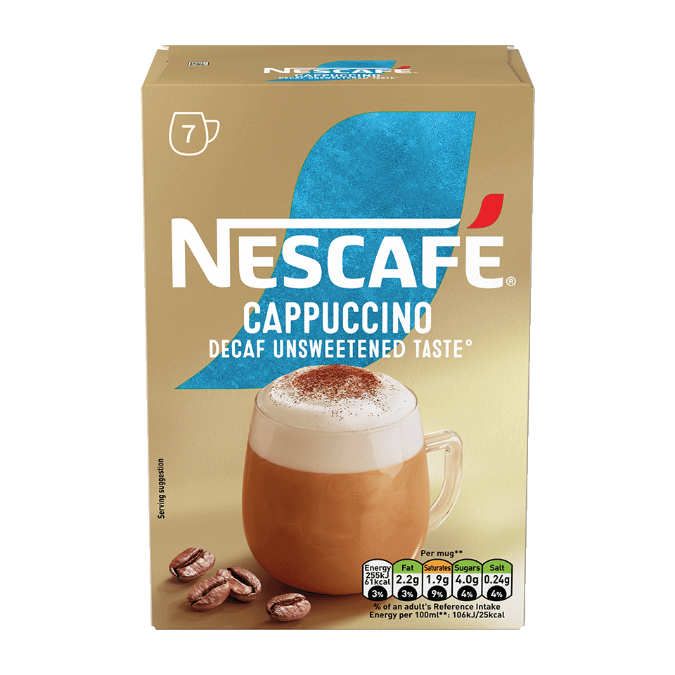 NESCAFÉ® Cappccino Decaf Unsweetened | Nescafé Malta